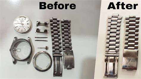 how to polish rolex stainless steel|does polishing a rolex work.